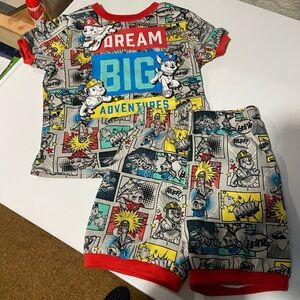 Paw Patrol Kids Pajama Set - Red, Blue, and Gray